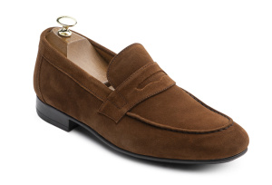 Mocassin "410" Daim Whisky