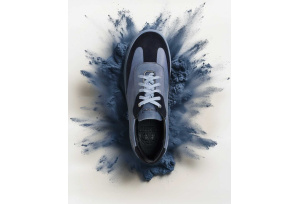 Sneaker "301" combi daim...
