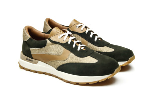 Sneaker Roxanne  daim vert/...
