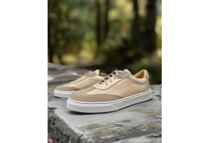 Sneaker "301" combi daim...
