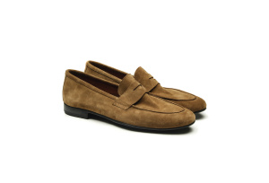 Mocassin "F12" Daim Cognac