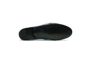 Mocassin "F12" Daim bleu...