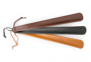 Leather-covered Shoehorn -...