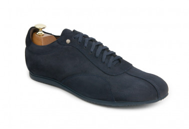 Sneaker "B1" Navy Blue Suede