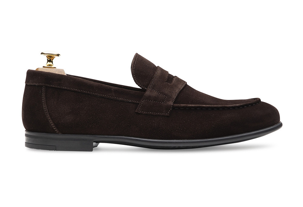 mocassin marron femme