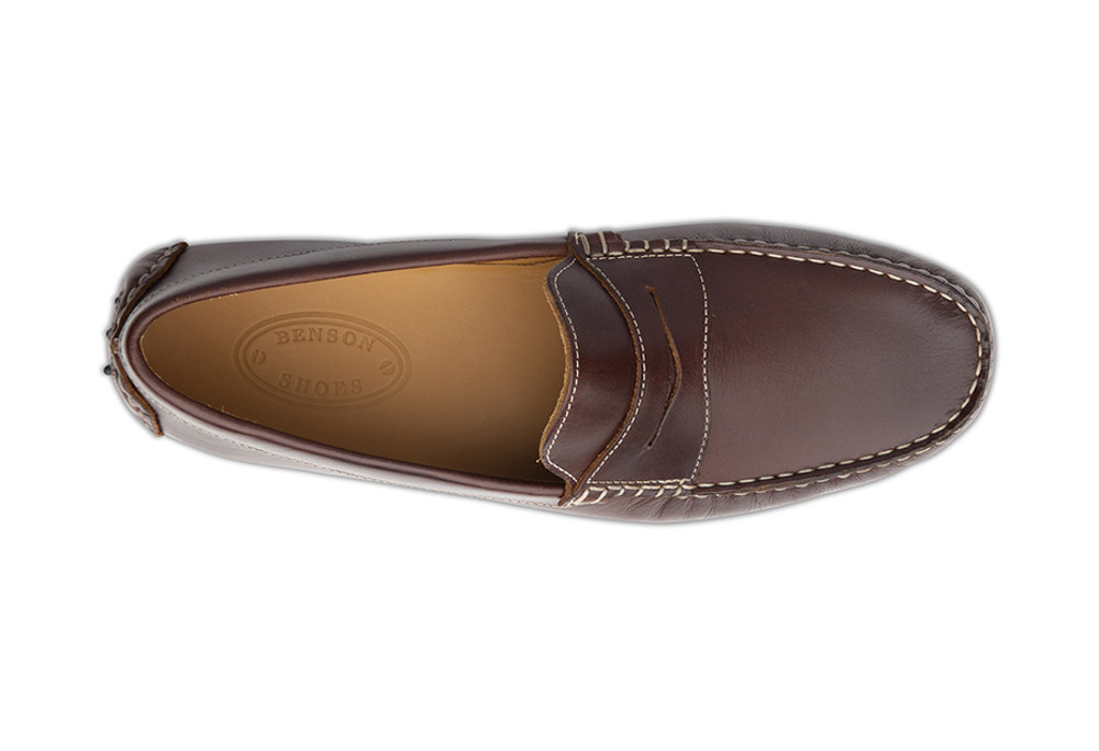 throttle leather penny loafer